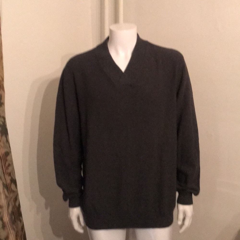 Tasso Elba gray men cardigan sweater X large